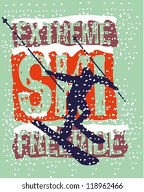 skier line