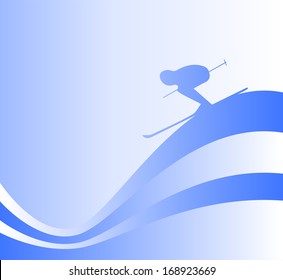 skier silhouette