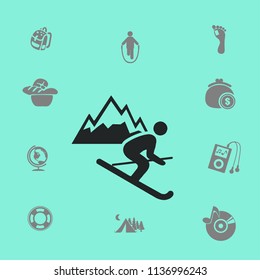 Skier vector illustration