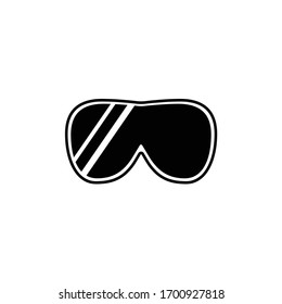Skiing or Diving Mask Vector Icon