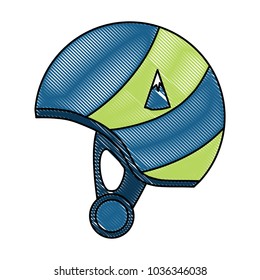 skiing helmet icon