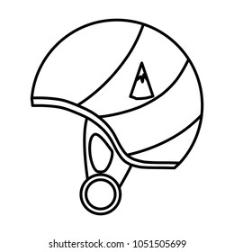 skiing helmet icon