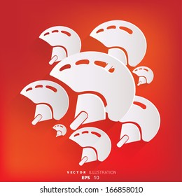 Skiing helmet icon
