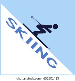 skiing icon