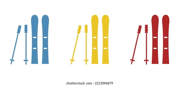 Skizze, Winter, Sport, Vektorgrafik