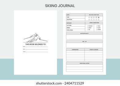 Skiing Journal Kdp Interior Design