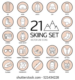  Skiing set