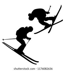 Free Skiing Stock Vectors, Images & Vector Art | Shutterstock