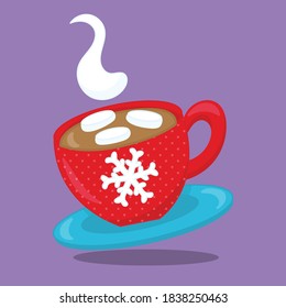 skiing snowman coffee design vector illustration