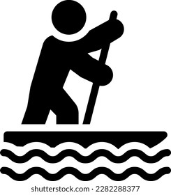 skiing Vector illustration on a transparent background. Premium quality symmbols. Glyphs vector icons for concept and graphic design. 
