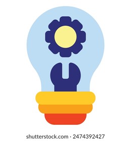 
Skill 2 icon flat design vector style