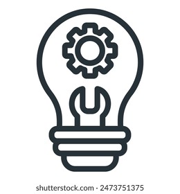 Skill 2 icon line symbol sign design