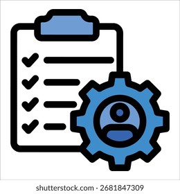 Icono de evaluación de habilidades para el diseño