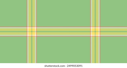 Skill background textile check, october vector seamless fabric. Fluffy tartan plaid texture pattern in green and yellow colors palette.