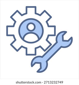 Skill Blue Symbol, Vektorgrafik