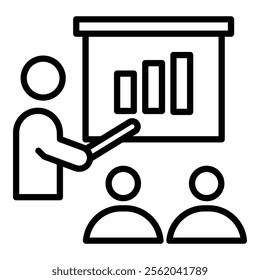 Skill Building Icon Element For Design