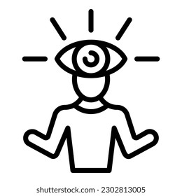 Vector de contorno de icono de cuidado de habilidades. Spa en el exterior. Recorrer