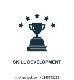 Skill Development creative icon. Simple element illustration. Skill Development concept symbol design from online education collection. Can be used for mobile, web design, apps, software, print