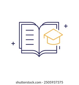 Skill Development Graphic Icon Design with Editable Stroke