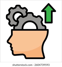Skill Development Hub Icon Element For Design