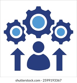 Skill Development Icon Element For Design