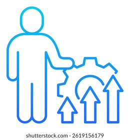 Skill Development Icon Element for Design