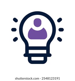 skill development icon. vector dual tone icon for your website, mobile, presentationation, and logo design.