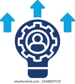 Skill Development Icon Vector Illustration
