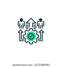 Skill Development line icon. Universal creative premium symbol. Vector sign icon logo template. Vector illustration