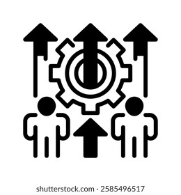 Skill Development line icon. Universal creative premium symbol. Vector sign icon logo template. Vector illustration