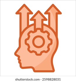 Skill Development Plan Icon Element For Design