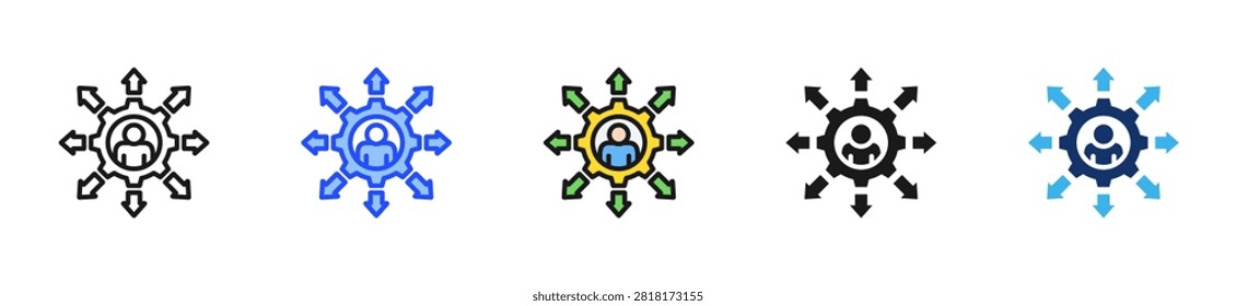 Skill Expand Icon Collection With Multiple Styles