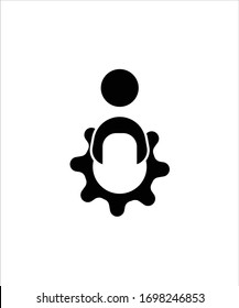 skill flat icon,vector best skill design icon.