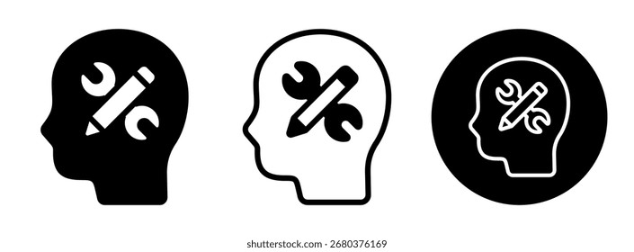 Skill Icon Collection Glyph and Mixed Vector Illustration