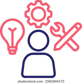Skill Icon Color Vector Illustration