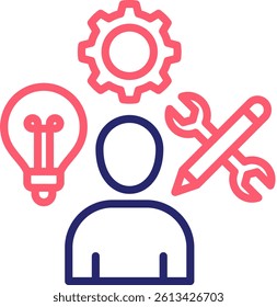 Skill Icon Color Vector Illustration