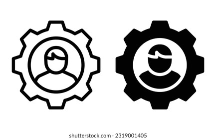 Skill icon with outline and glyph style.