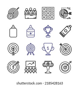 skill Icon Set with line icons. Modern Thin Line Style. Suitable for Web and Mobile Icon. Vector illustration EPS 10.