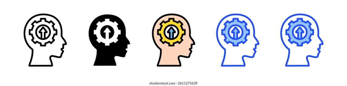 Skill Icon Set With Multiple Style Collection