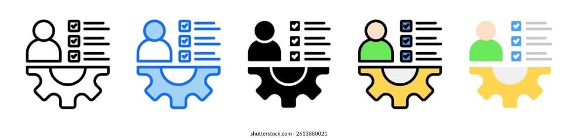 Skill Icon Set Multiple Style Collection