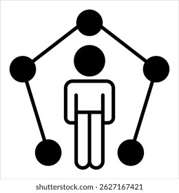 Skill Icon. Simple Vector Black Illustration