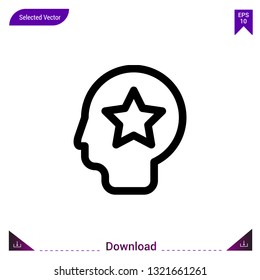 skill icon vector . Best modern, simple, isolated, application ,motivation icons, logo, flat icon for website design or mobile applications, UI / UX design vector format