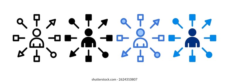 Skill Icon Vector Illustration. Simple Line Style