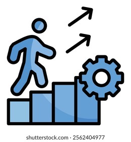 Skill Improvement Icon Element For Design