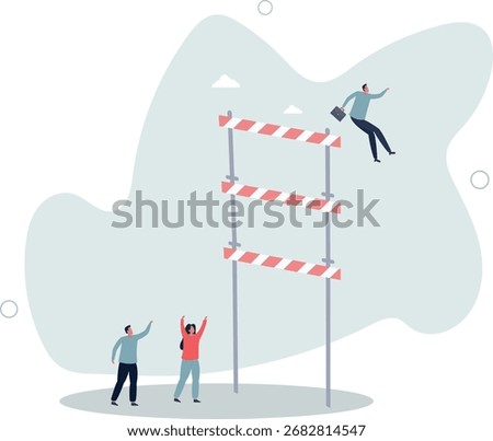 Skill level or experience to overcome challenge and succeed, personal development or improvement, professional or expert level concept.life and employment of people.