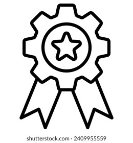 Skill Mastery icon line vector illustration