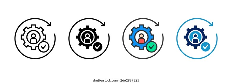Conjunto de Ícones de Correspondência de Habilidades - Coleção de Vários Estilos