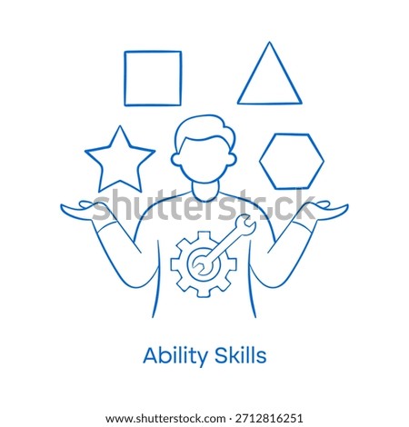 Skill Set Illustration – Personal Competence Symbol