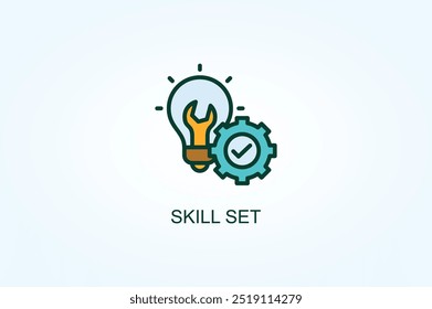 Skill Set Vector Or Logo Sign Symbol Illustration