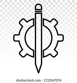 Skill or specialty expertise flat icons for apps and websites